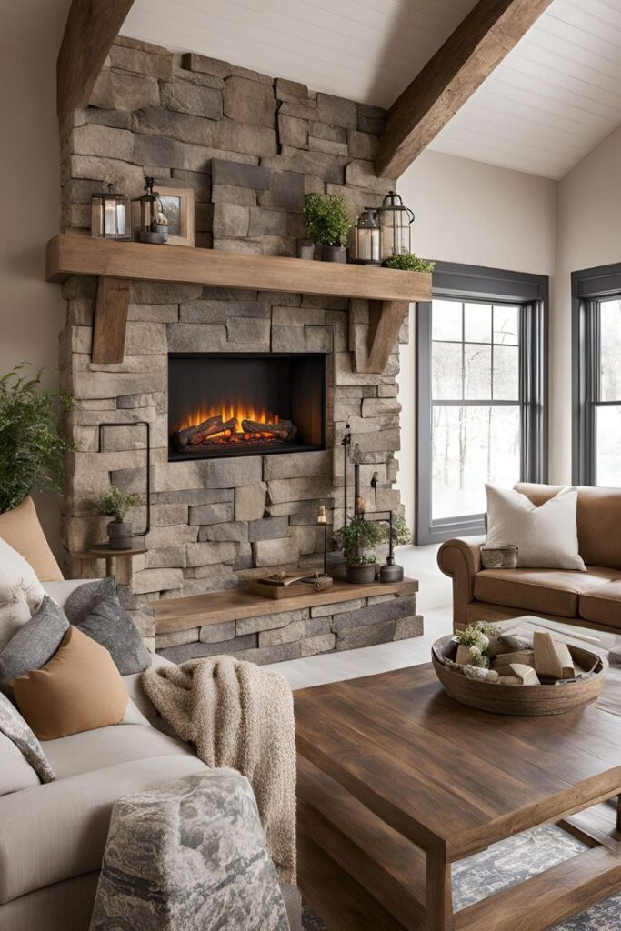 Empty Fireplace Ideas