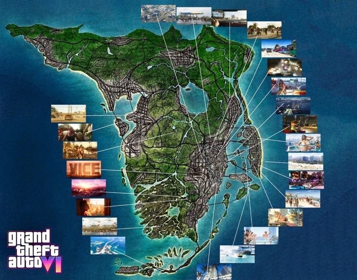 GTA 6 Map Leaks Vice City New Cities Secret Locations The London GTA 6 Map Leaks Vice City New Cities Secret Locations The London