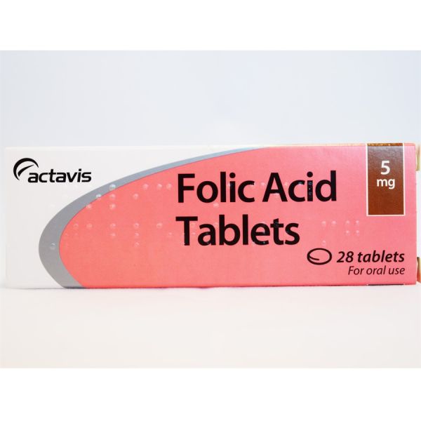 Folic Acid 5 mg Tablets