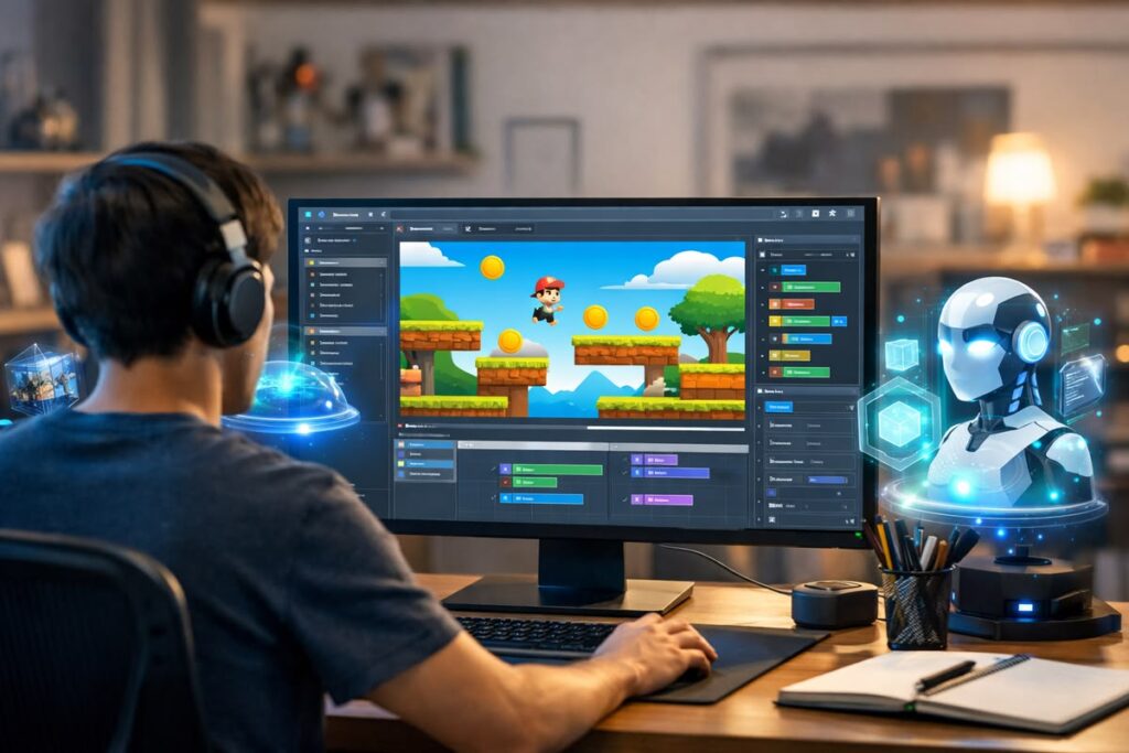 how to make a game without coding