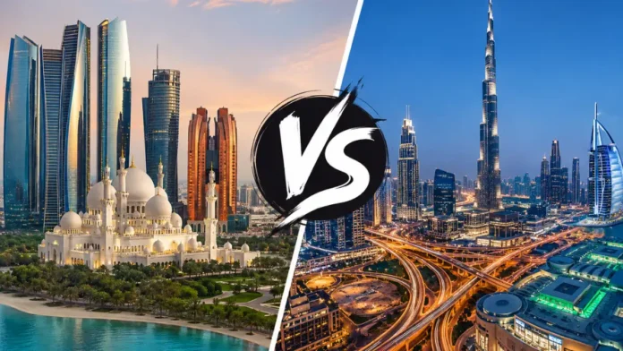 Abu Dhabi vs Dubai Abu Dhabi vs Dubai