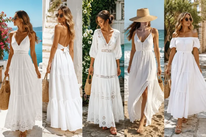 Long White Summer Dress Long White Summer Dress