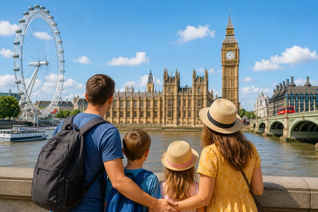15 Best Family Attractions in London (2026 Guide) Family enjoying the best family attractions in London including museums and landmarks