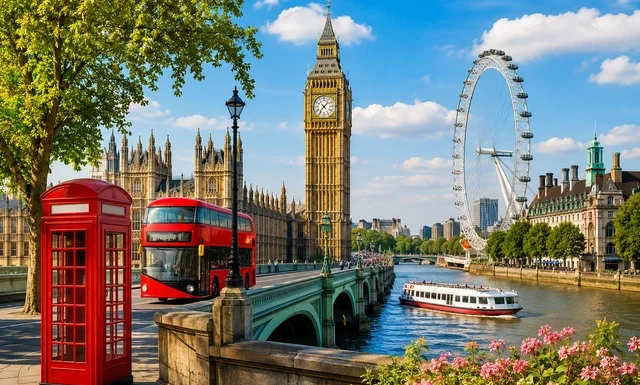 The Ultimate London Sightseeing Guide: 25 Must-See Attractions and Hidden Gems London sightseeing guide featuring Big Ben, Tower Bridge, and iconic London landmarks