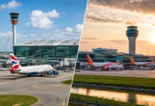 Heathrow vs Gatwick: Which London Airport Is Better for Your Trip? Heathrow vs Gatwick comparison showing London's two major airports
