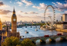 The Perfect One Day London Itinerary: See the Best of London in 24 Hours One day London itinerary featuring Big Ben, the Thames, and iconic London landmarks