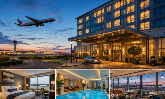 15 Best Hotels Near Heathrow Airport for a Comfortable and Convenient Stay Best hotels near Heathrow Airport offering luxury, budget, and family-friendly stays close to terminals.