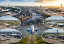 How Many Airports Are in London? A Complete Guide to London’s Major Airports How many airports are in London showing Heathrow, Gatwick, Stansted, Luton, City, and Southend airports