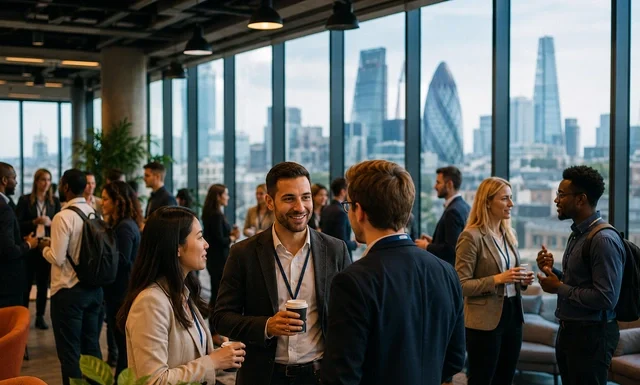 25 Best London Startup Events for Networking, Funding & Business Growth London startup events featuring founders, investors, and entrepreneurs networking in London