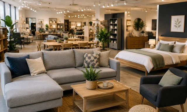 Affordable Furniture Stores London: Where to Find Stylish Furniture Without Overspending Affordable furniture stores London with budget sofas, beds, dining furniture, and home décor