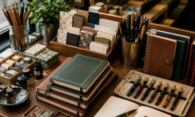 Top 10 London Stationery Shops Every Writer and Student Should Visit Best stationery stores London featuring luxury notebooks, fountain pens, and independent stationery shops.