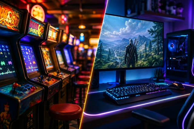 Arcade Games vs Modern Video Games: What Players Prefer in 2026 Arcade games vs modern video games comparison in 2026