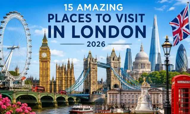 15 Amazing Places to Visit in London in 2026: Top Attractions & Hidden Gems Places to visit in London including Tower Bridge, London Eye, Buckingham Palace, and famous tourist attractions in 2026