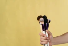 Brush Cleaners: How Often to Wash and Correct Drying Makeup brushes being cared for and cleaned