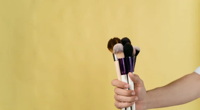 Brush Cleaners: How Often to Wash and Correct Drying Makeup brushes being cared for and cleaned