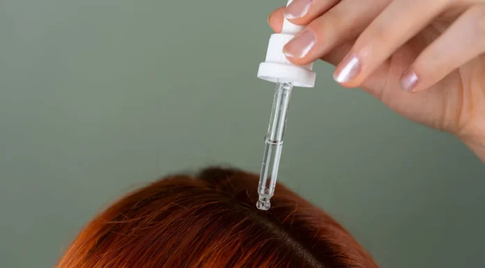 Scalp Serum: Which Ingredients Have Real Evidence Behind Them Applying a scalp serum to the roots with a dropper