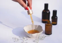 Snow Mushroom, Rice and Fermented Extracts in K-Beauty Natural skincare serum with botanical extracts