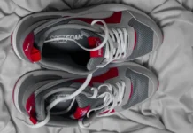 AI Shoes 2026: What 3D-Printed Footwear Actually Costs and Delivers Modern pair of sports trainers photographed from above