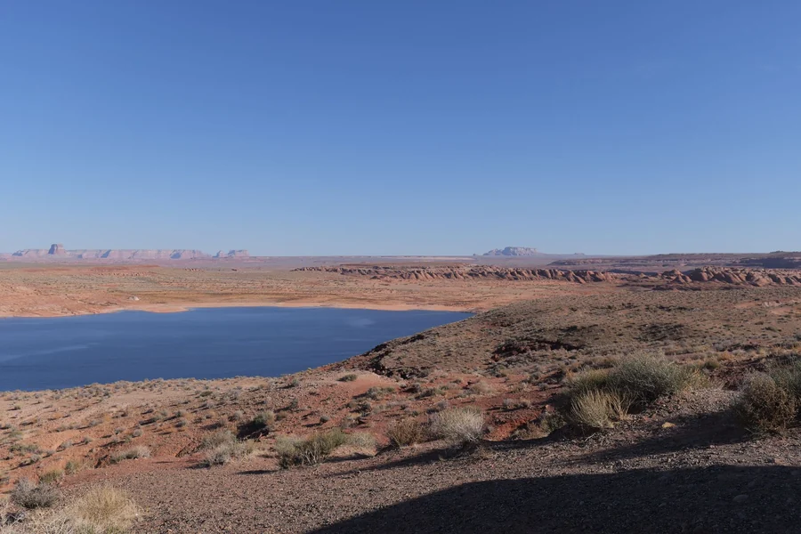 Darrell Sheets net worth - desert lake and open sky in Arizona