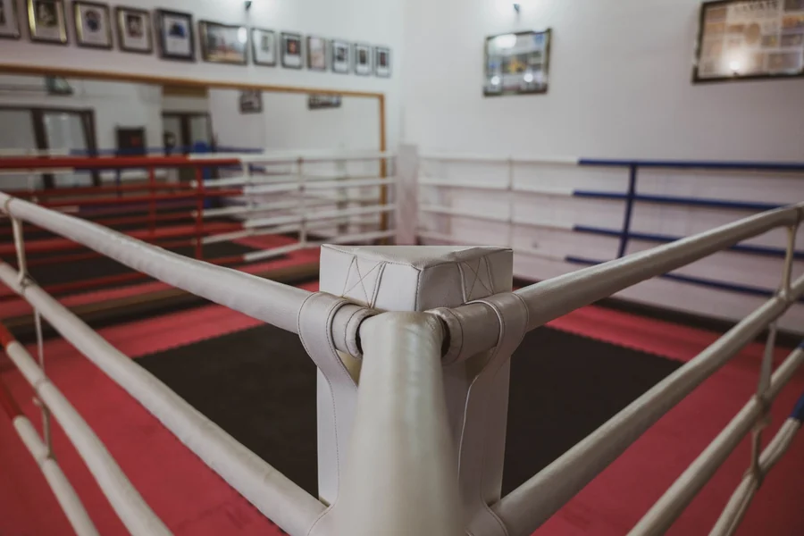 Don King net worth - empty boxing ring in a gym