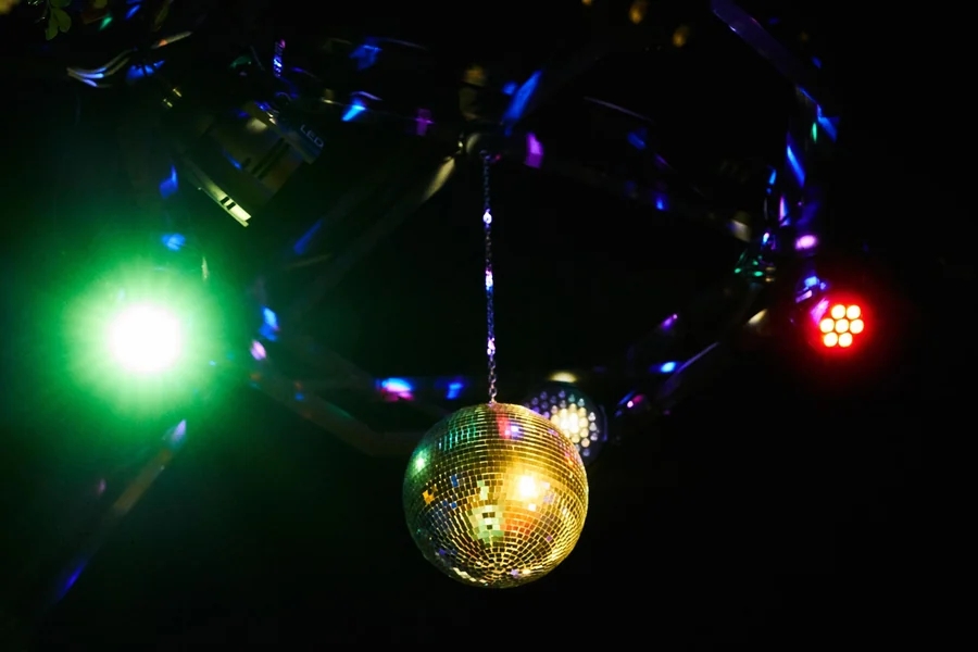George McCrae net worth - disco ball in a club setting