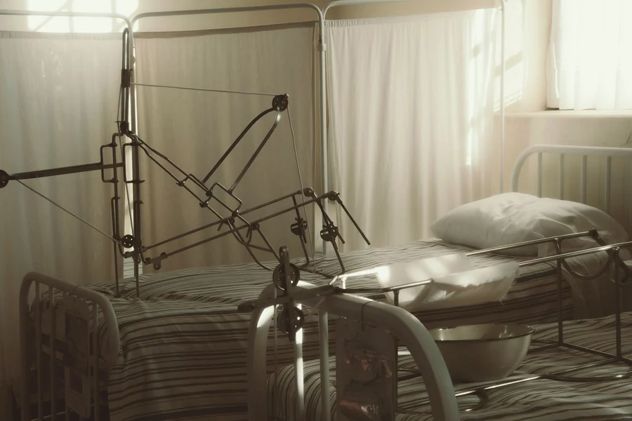Jimmy Savile - an empty hospital bed in a quiet room