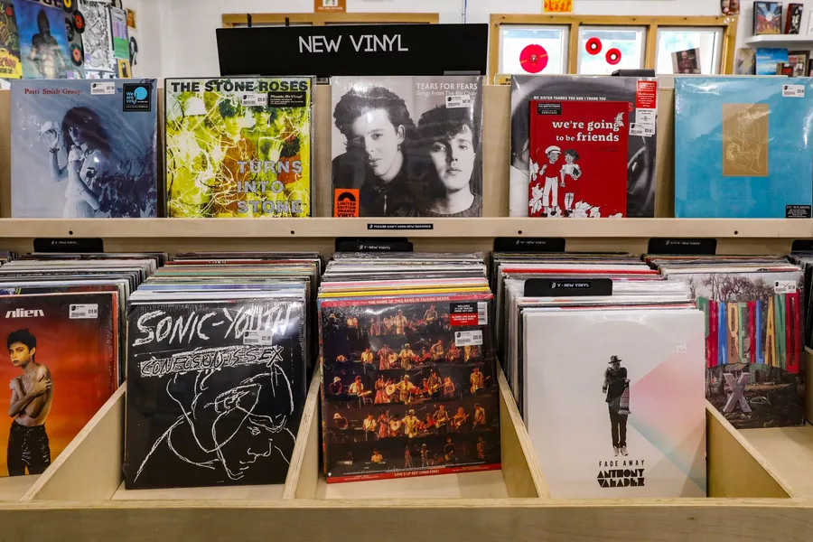Kesha net worth - new vinyl records in a record shop