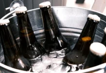 Land Shark Beer UK: Can You Actually Buy It Here? Land Shark beer UK - chilled lager bottles in an ice bucket